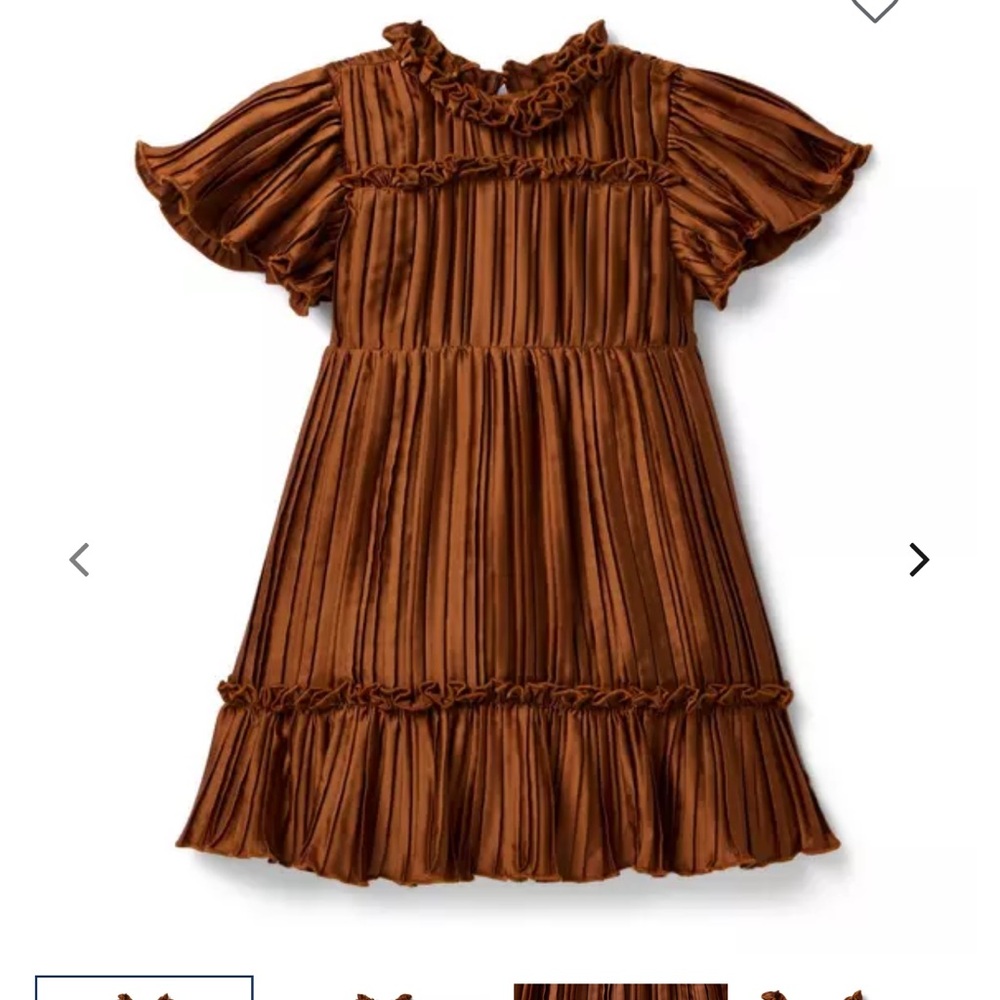 Elegant Brown Kids Dress
